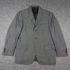 Polo Ralph Lauren blazer Men's virgil wool extrafine Jacket Gray • 42R - Italy